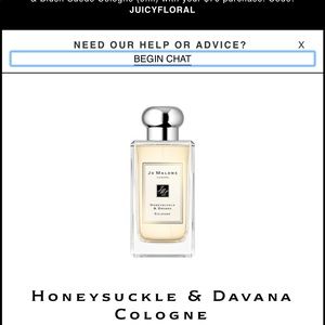 Jo Malone Honeysuckle & Davana